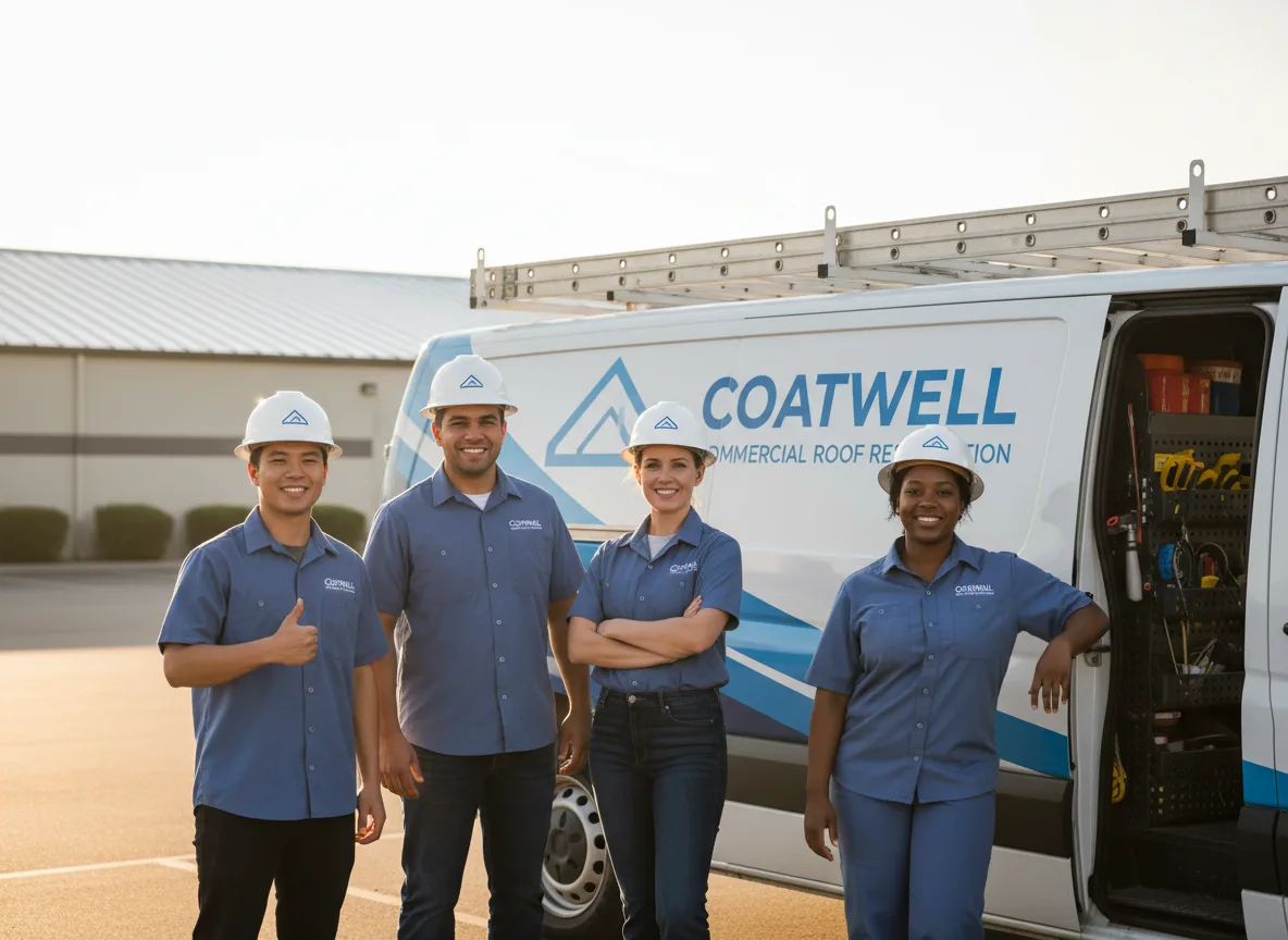 Commercial roof coating company in Iola, WI